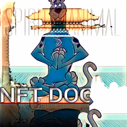 MEDITATING DOG