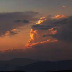 A Kind Of Sunset #14 - Storm Cloud