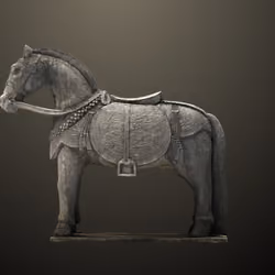 Rock horse - Tomb of King Khai Dinh
