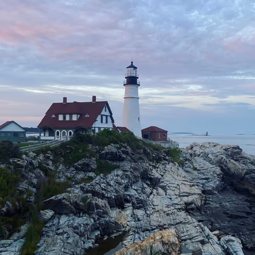 Portland Head Light Sunset
