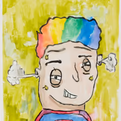 Pablos.lol #5323 watercolor by Zom