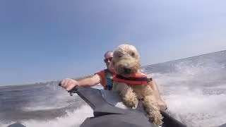 jordan on a jetski