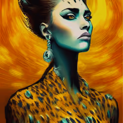 Feline Power Woman