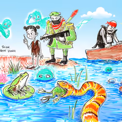 The Frog The Snake