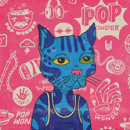 Gutter Cat #1172 // Pop Wonder Remix
