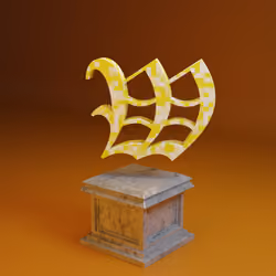 3D Pixel Alphabet