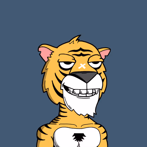 Grouchy Tiger Social Club #1644