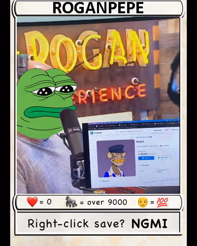 ROGANPEPE (1/100) Joe Rogan "NGMI" card