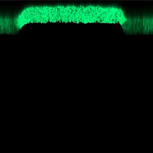 Raining Pixels #010 SpringGreen, Matrix Style