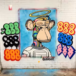 When the universe tells you to paint 888 a wall