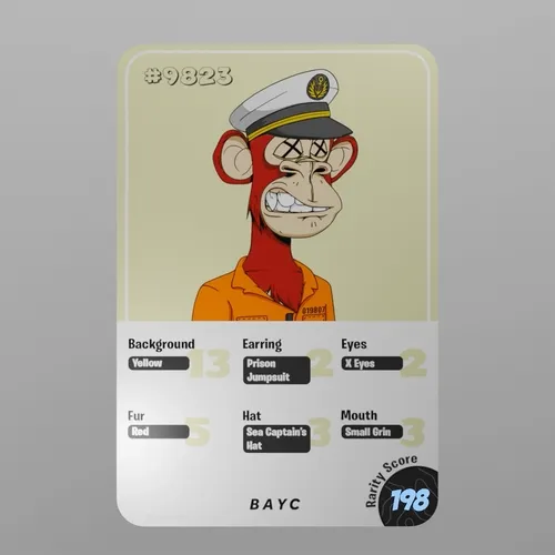 BAYC Collector's Card #9823