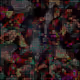 Chaotic movement of multi-colored pixels