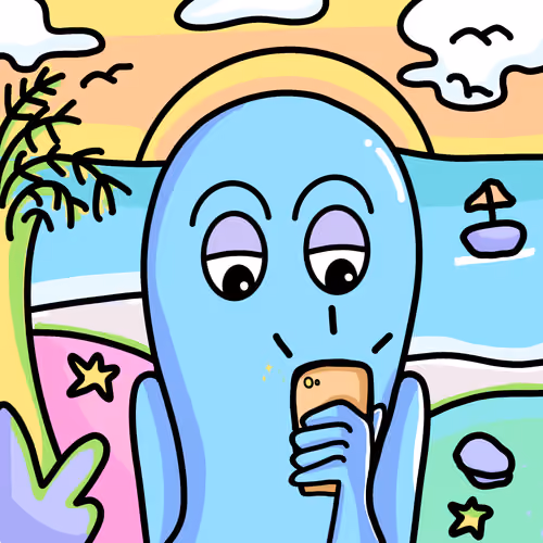 THE PHONER AT THE BEACH