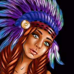 Indian of Colors