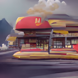 maybe it's a McDonald's restaurant
