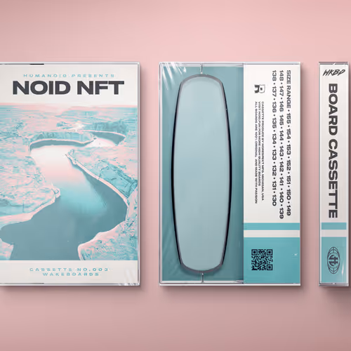Size 143cm Wakeboard - NOid NFT Cassette #003