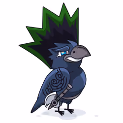 Viking Raven Set 3 - gon
