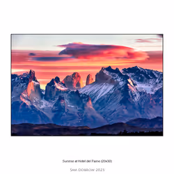Sunrise at Hotel del Paine (NFT)