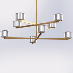 Crystal Gear Chandelier 3