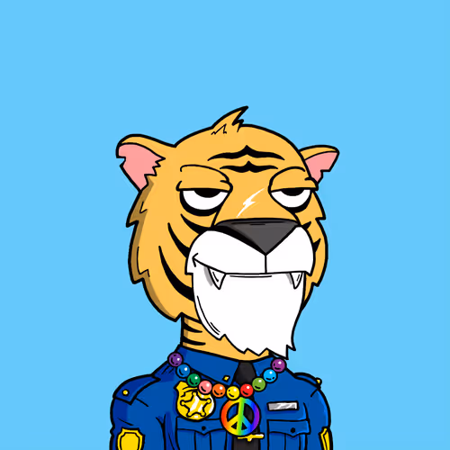 Grouchy Tiger Social Club #2960