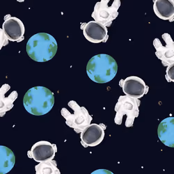 Spaceman on space