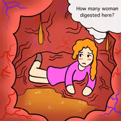 How many woman digested here
