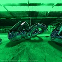 PunkBlue #150 Green 1/5 - google streetart guerilla