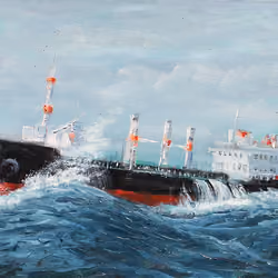 Wavy Ocean by Naci Caba