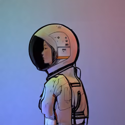 saide face Spacesuit
