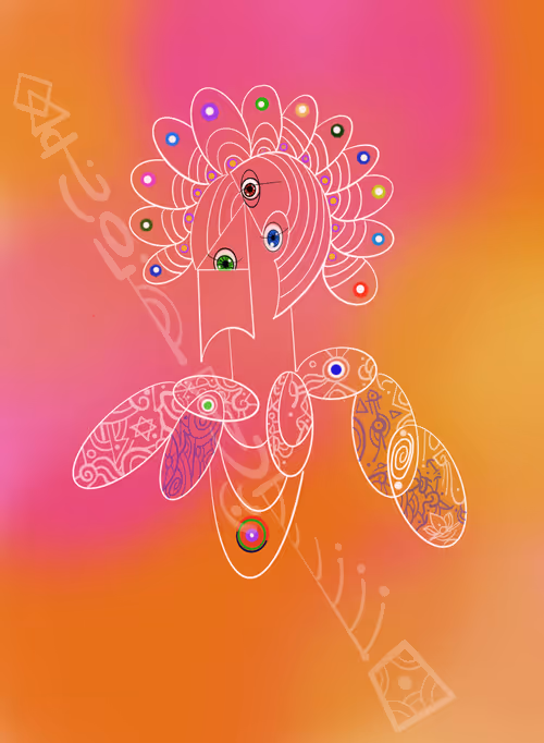 Bodhisattva Dizang in Manifestation of a Beauty Fighter