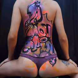 BodyArt - Graffiti Girl #10