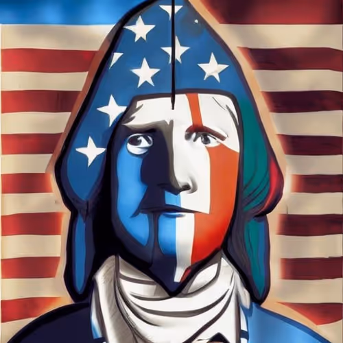 American flag art 2023 #5
