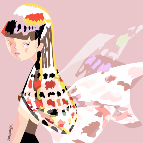 Moth girl #02