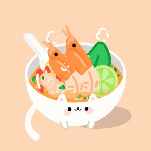 Khao Manee Cat and Tom Yum Kung #01