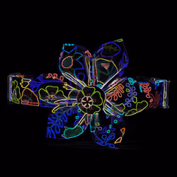 Vibrant Bouquet Flower Collar