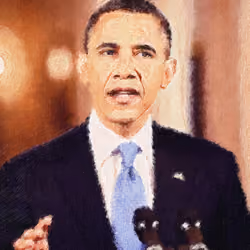 Acrylic #68 Barack Obama