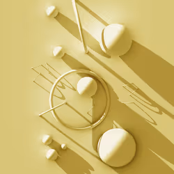 Shapes In Light - Spheres Yellow