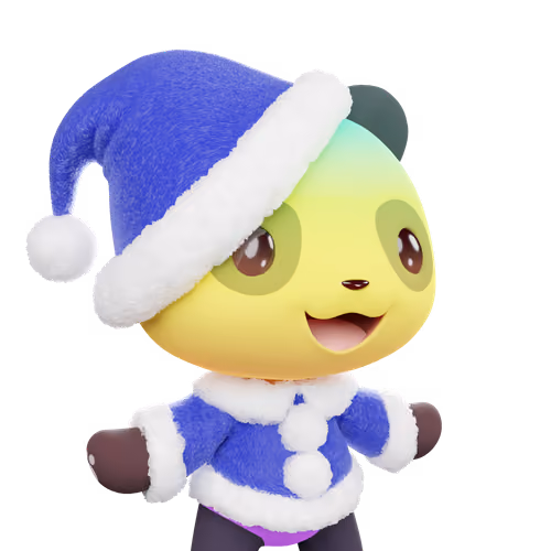 3D LEELEE-Santa-Rainbow02-#20500
