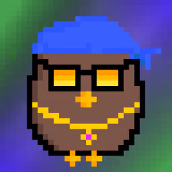 Pixel owl #18