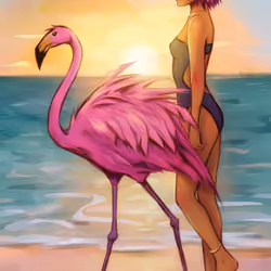 The child of sunset