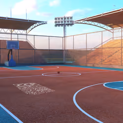 Basketball Court key
