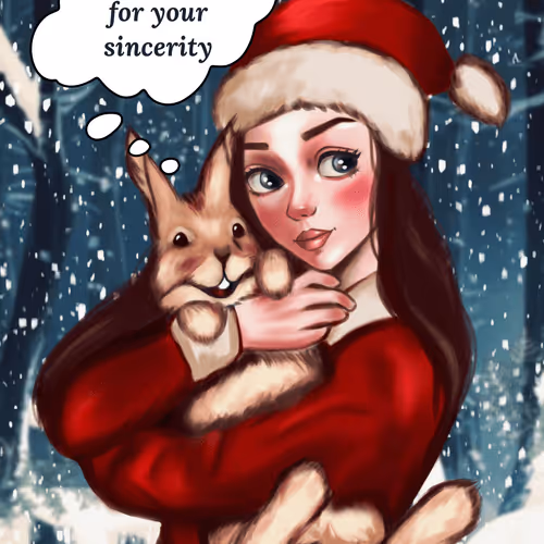 New Year's cards by Mayra