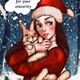 New Year's cards by Mayra