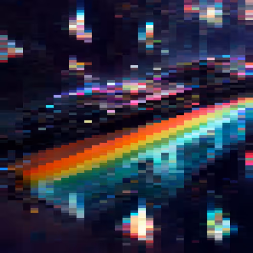 Glitching Through Space
