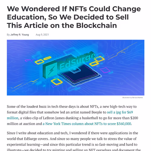EdSurge x NFT