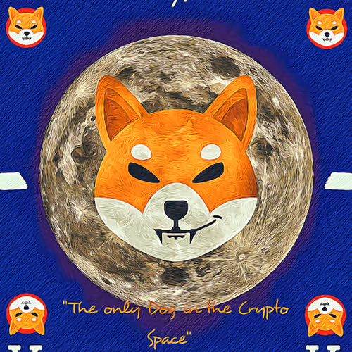 Ace of Shiba Inu MOON RARE #4/20