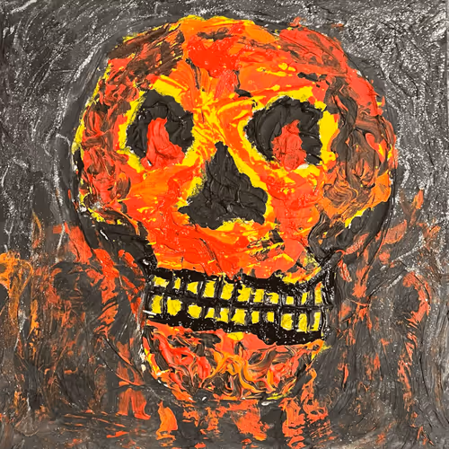 acrylic skulls