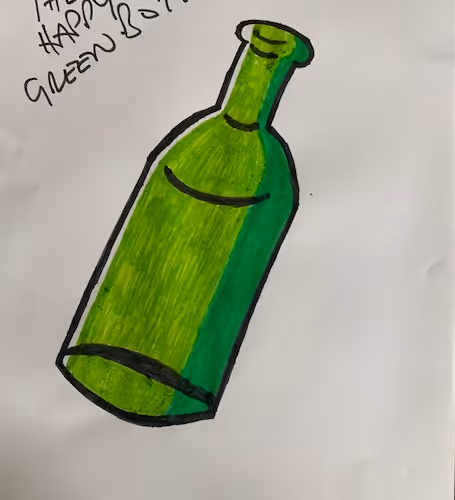 The Happy Green Bottle