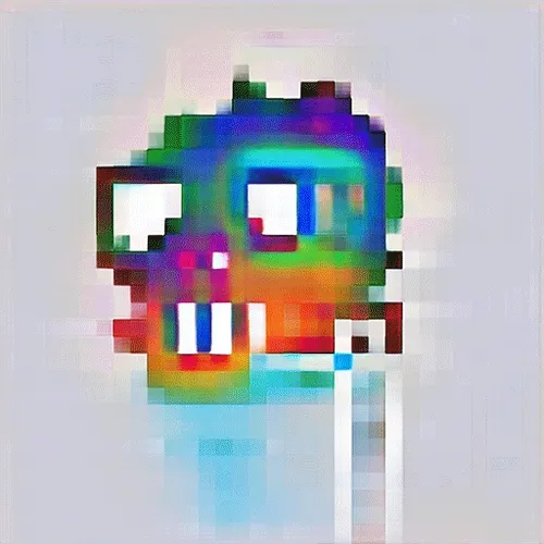 Rainbow Shimmer skullGAN (71/128)