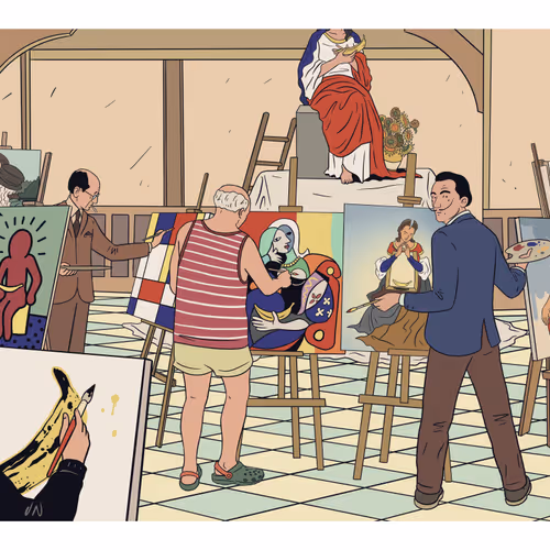 fine art class